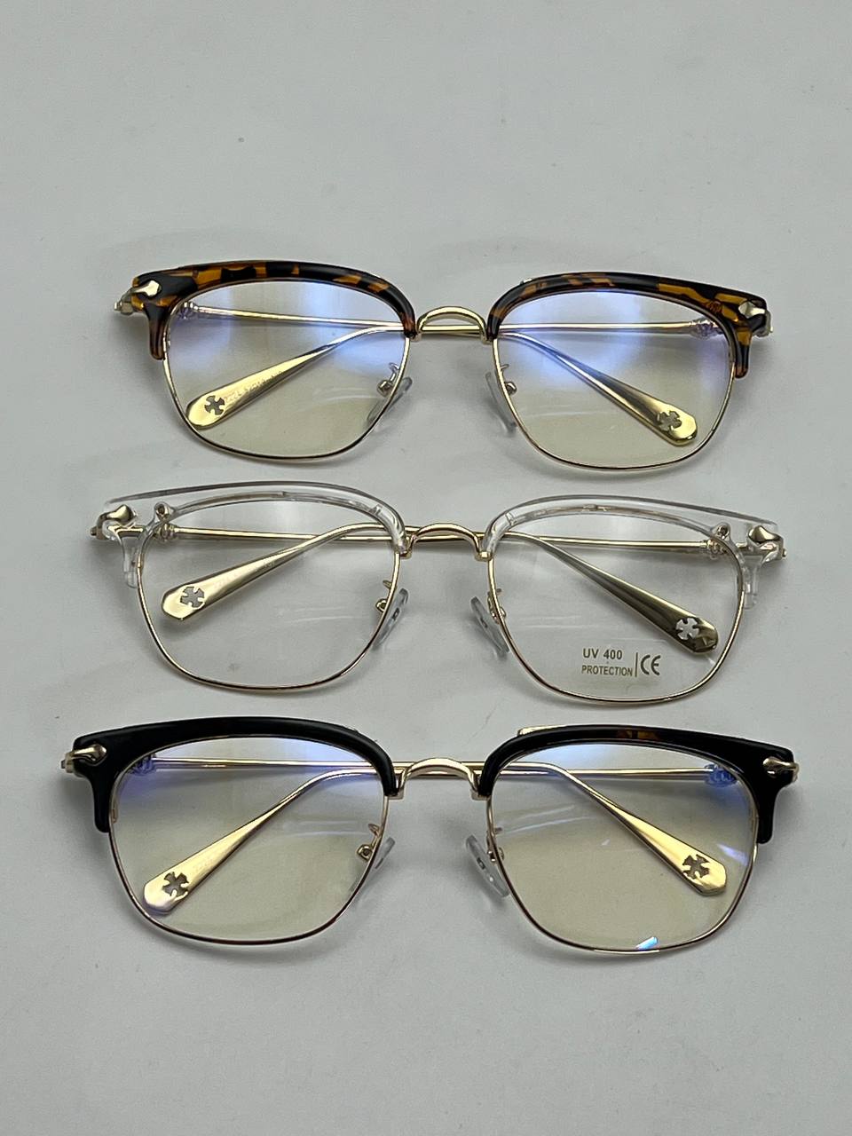 عینک فریم لس کروم هارتز کد ۱۸۹۹۹۸ Chrome Hearts