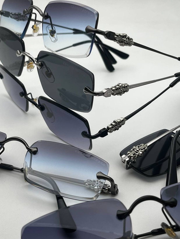 عینک کروم هارتز فریم لس کد ۲۲۷۸ Chrome Hearts