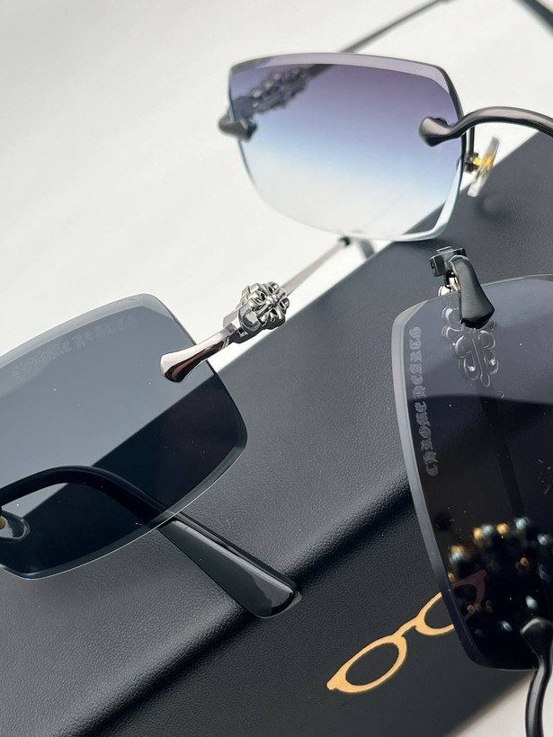 عینک کروم هارتز فریم لس کد ۲۲۷۸ Chrome Hearts