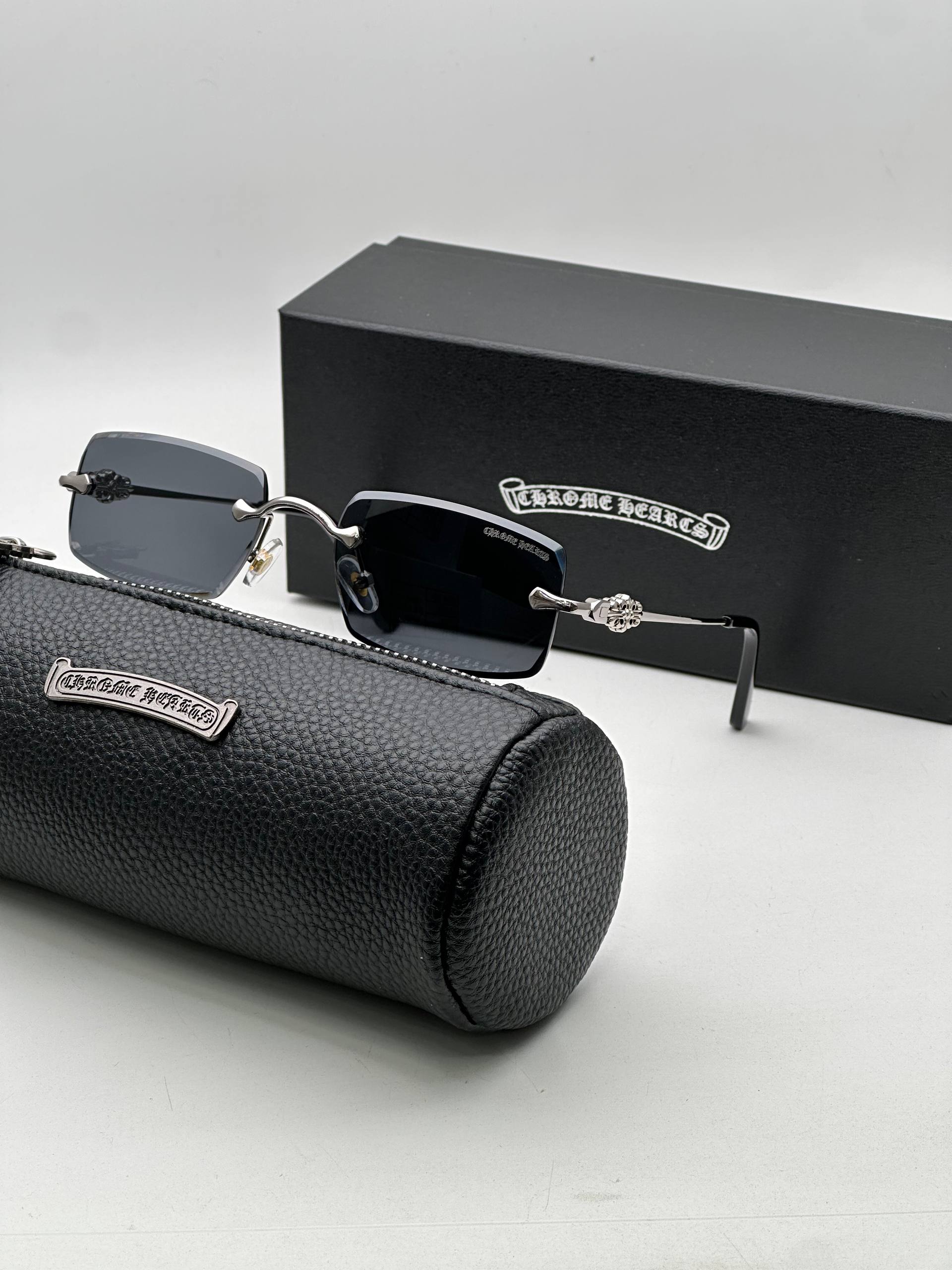 عینک کروم هارتز فریم لس کد ۲۲۷۸ Chrome Hearts