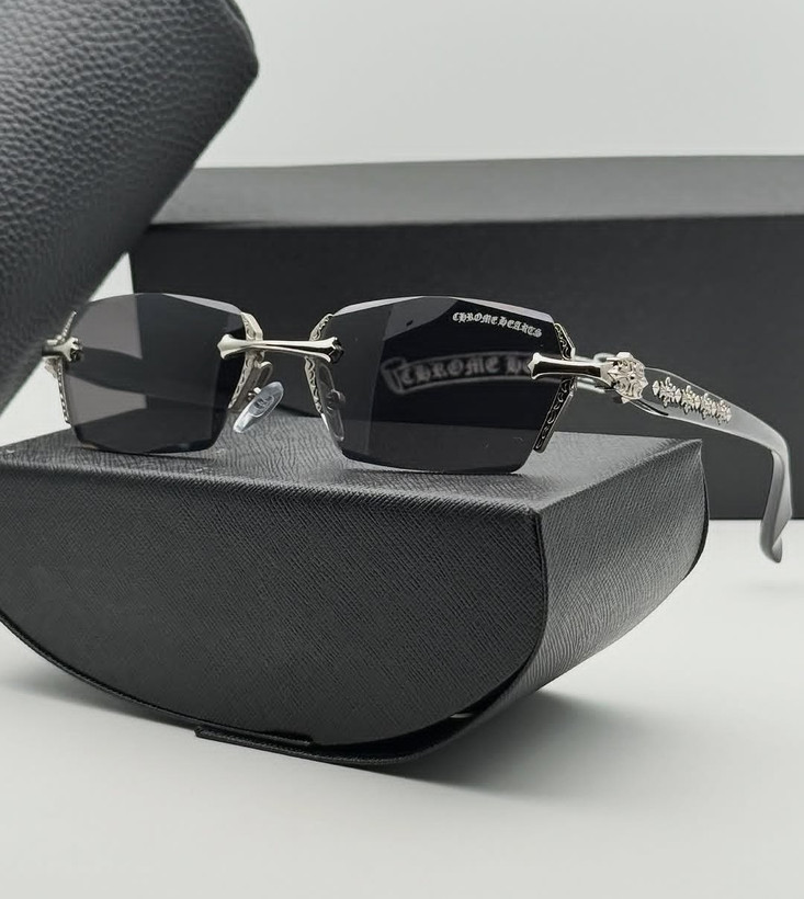 عینک فریم لس کروم هارتز کد ۲۹۲۴ Chrome Hearts